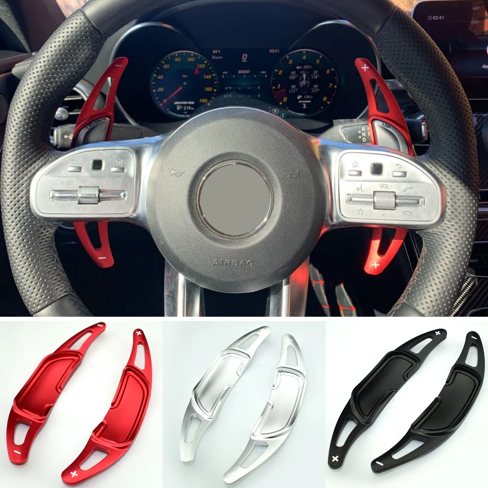 Paleta de cambio Mercedes-Benz 2022 Clase C W206 C180 C220d línea AMG - imagen 4