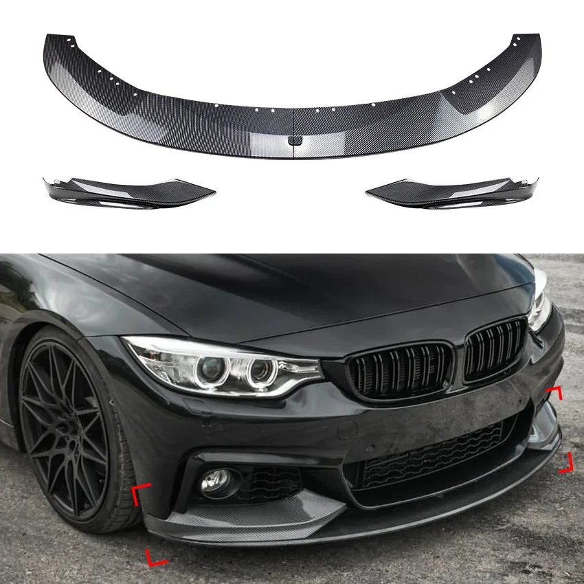 Divisor delantero instalado en un BMW Serie 4