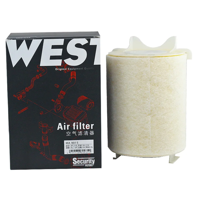 Filtro de aire MA9015 para VW Golf Jetta Passat Tiguan Audi A3 Seat