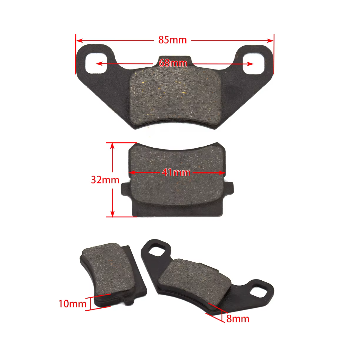 Pastillas freno pinza disco ATV Quad Pit Bike 50-250cc - imagen 2