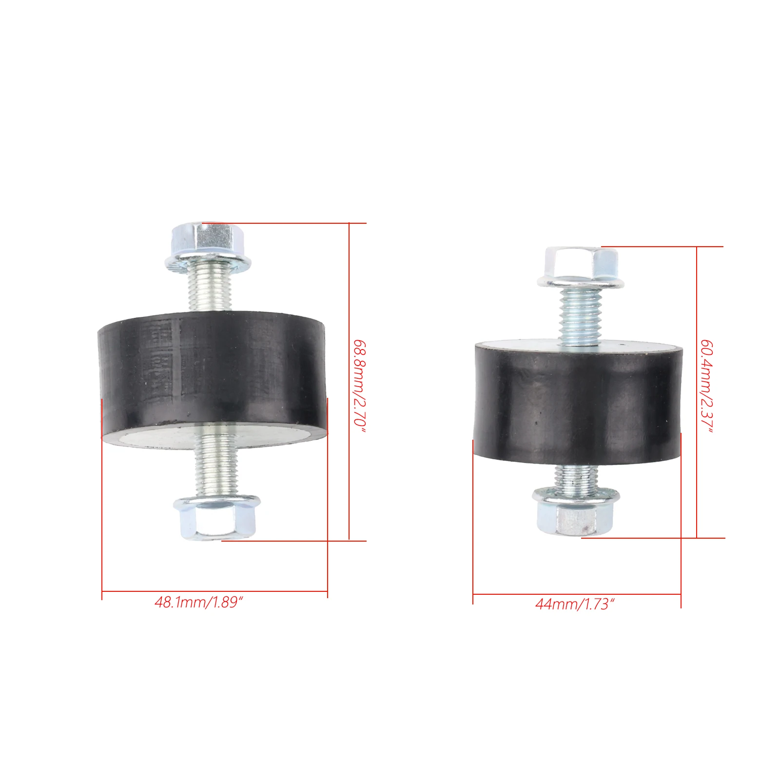 Soportes motor goma Polaris Sportsman 335-800 del/tras - imagen 2