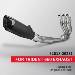 Silenciador de escape Triumph Trident/Tiger 660 2021-2023