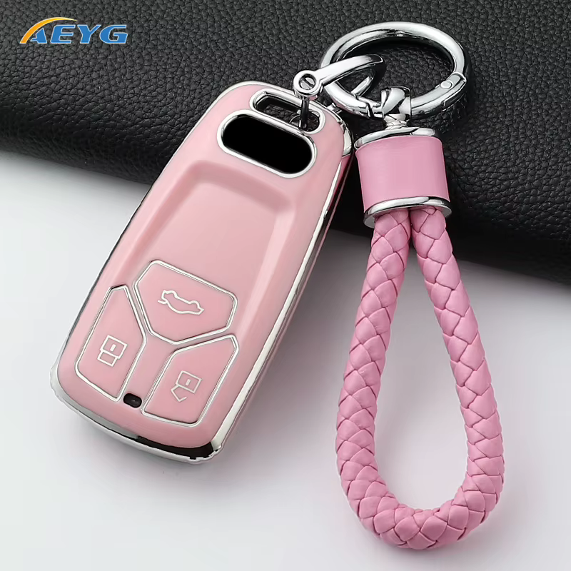 Funda de TPU para llave Audi A4, A5, A6, Q5, Q7 y TT - imagen 2