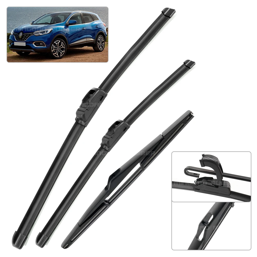 Kit escobillas limpiaparabrisas delanteras y trasera Renault Kadjar - imagen 2