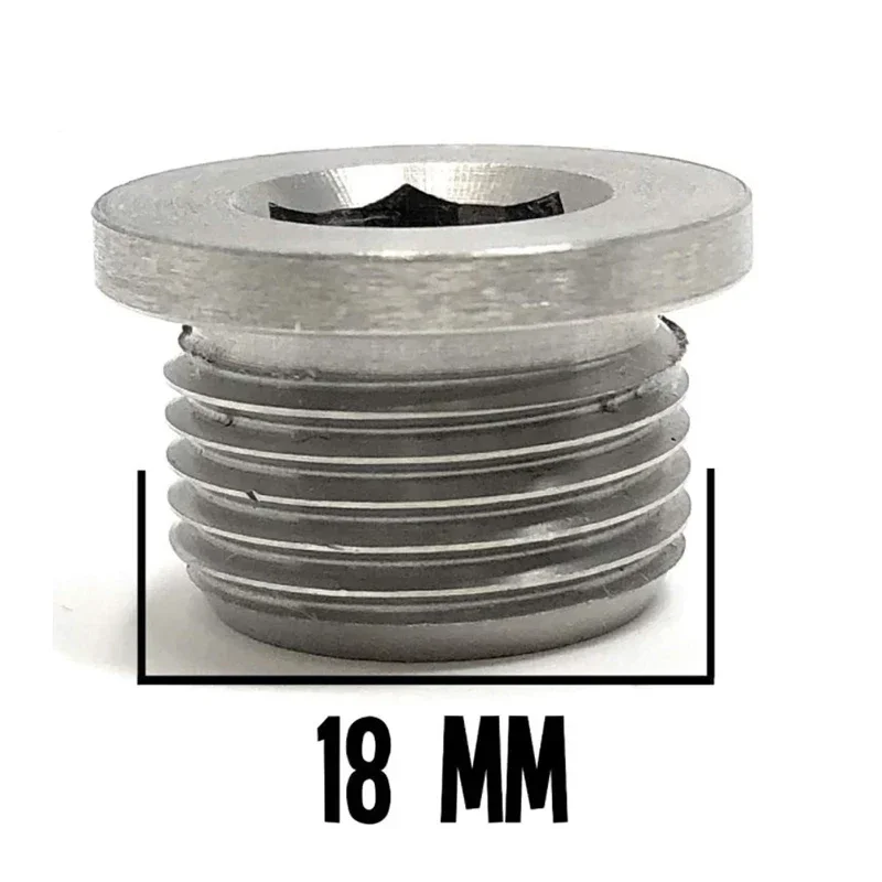 JIAX Tapón para sonda lambda M18x1,5 de acero inoxidable - imagen 3