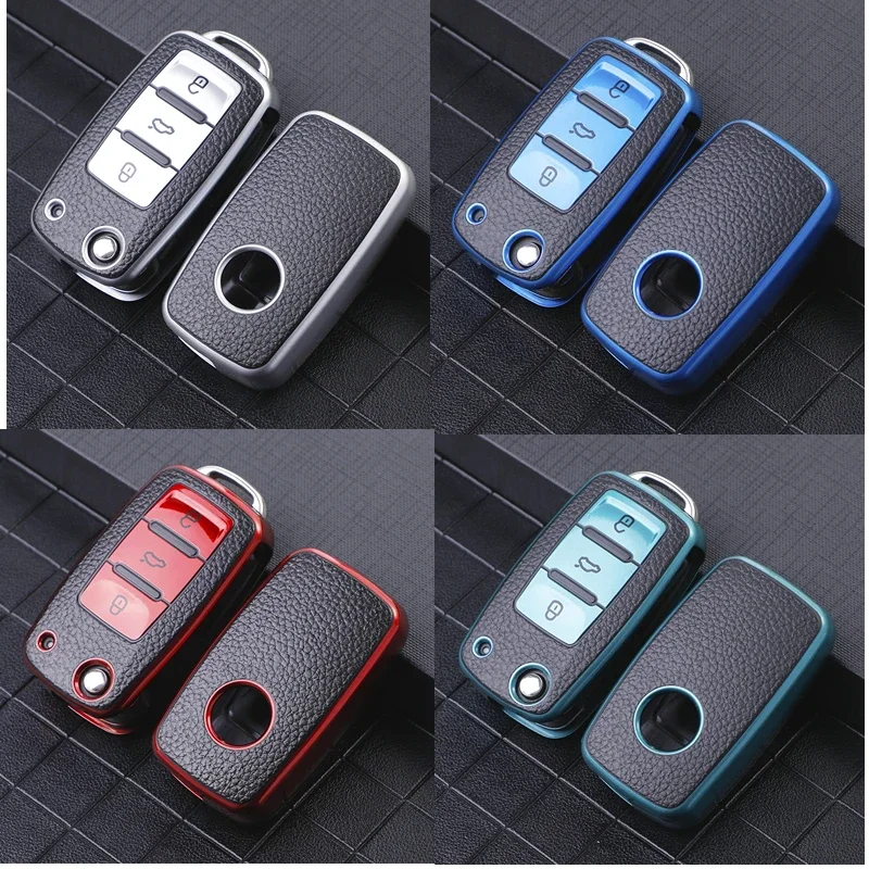 Funda llave TPU Volkswagen y Skoda –Polo, Golf Tiguan, Passat, Octavia