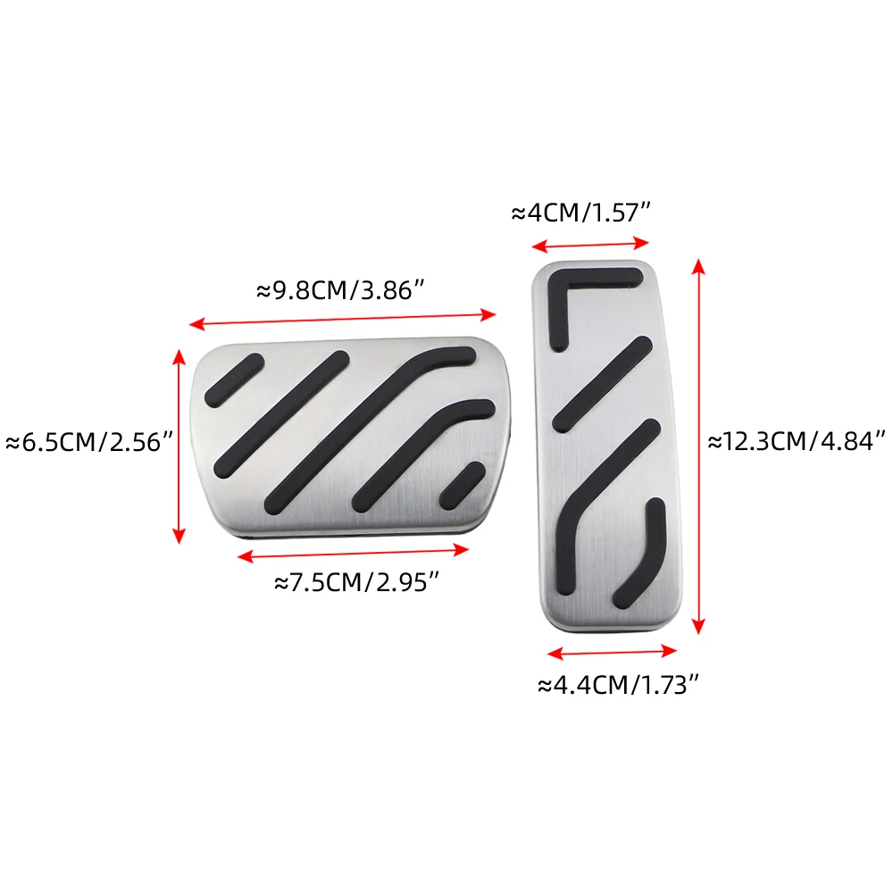Cubierta pedal freno acero inoxidable MG3 2018-2023 - imagen 3