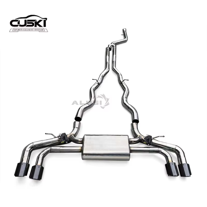 Línea de escape cat-back con válvula para BMW 530i/525i G30 B48 - imagen 2