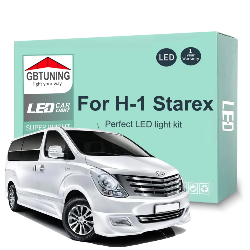 Kit bombillas LED Canbus interior Hyundai Starex H-1 i800 2007-2022