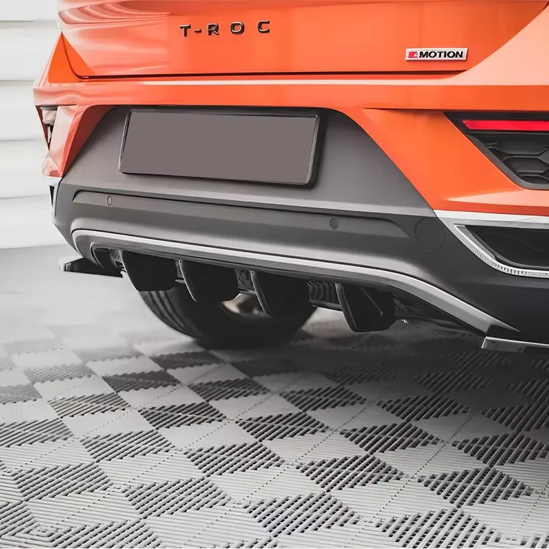 Difusor trasero tuning para Volkswagen T-Roc Mk1 TSI/TDI 2017-2022 - imagen 2
