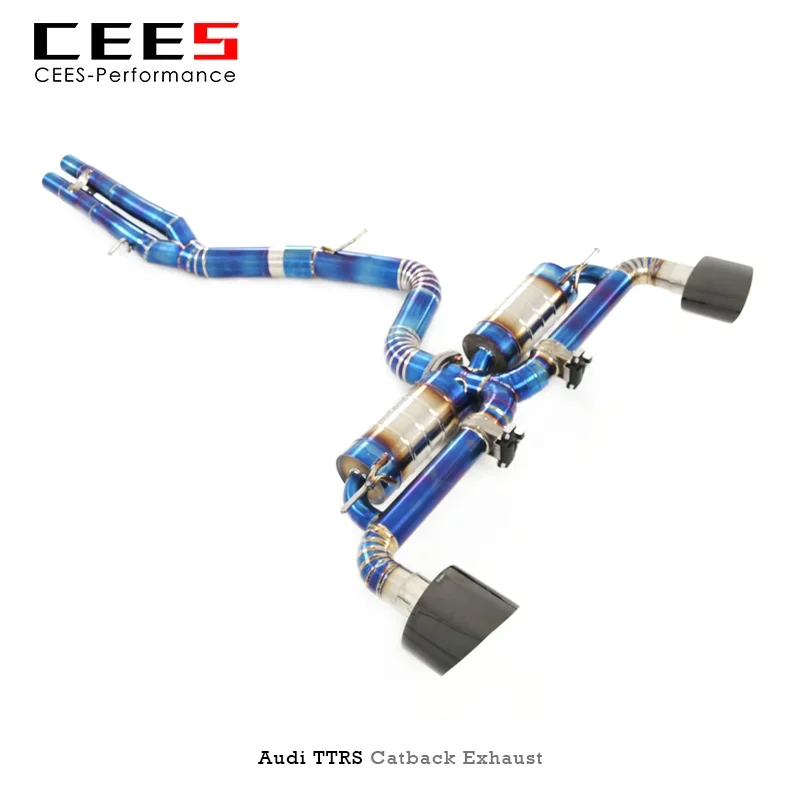 Escape cat-back Cees con válvula para Audi RS3 y TT RS 2.5T - imagen 2