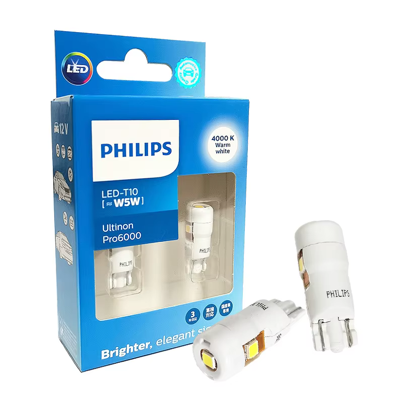 Philips Ultinon Pro6000 LED T10 W5W para coche