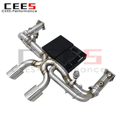 Escape catback aceroinoxidable valves Porsche 911 991.2 3.0T