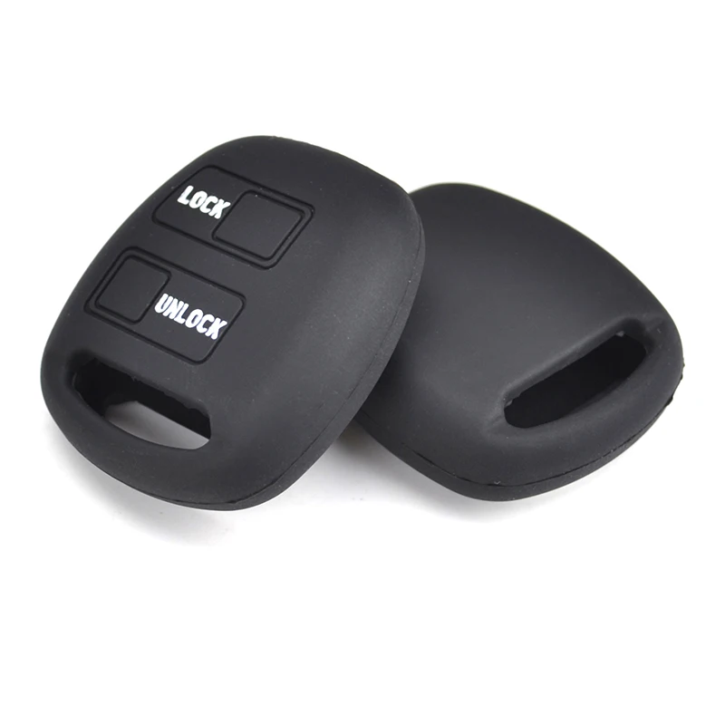 Funda llave silicona Toyota RAV4 Land Cruiser Alphard 2 botones - imagen 2