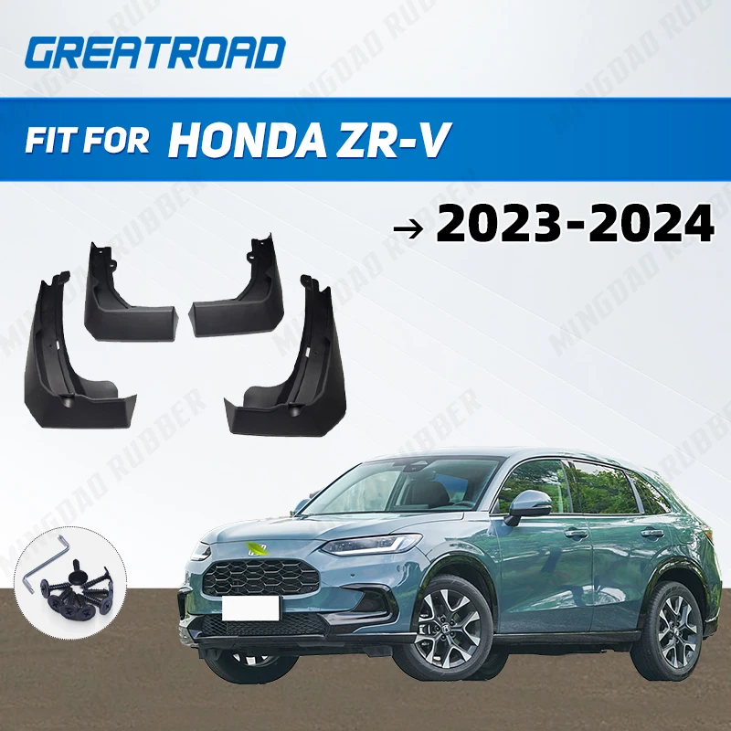 Para Honda ZR-V 2023-2024 guardabarros guardabarros protector contra salpicaduras guardabarros accesorios de coche