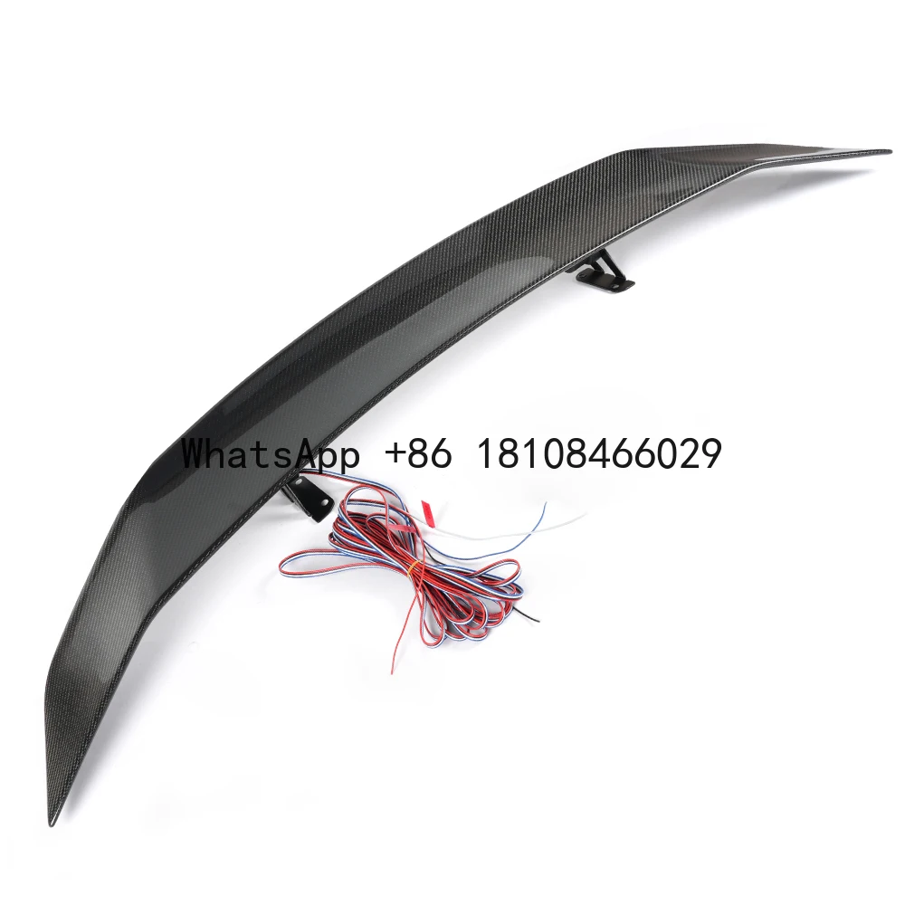 Alta cantidad de ventas, alerón hidráulico eléctrico de fibra de carbono para levantar hacia arriba y hacia abajo, alerón trasero para maletero de coche para modelo 3/Y