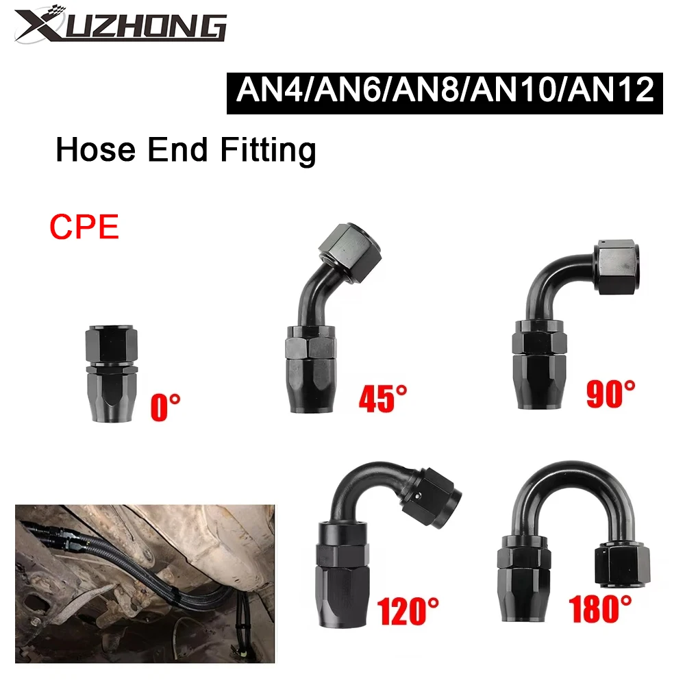 Adaptador manguera AN aluminio multigrado – NPT combustible y aceite
