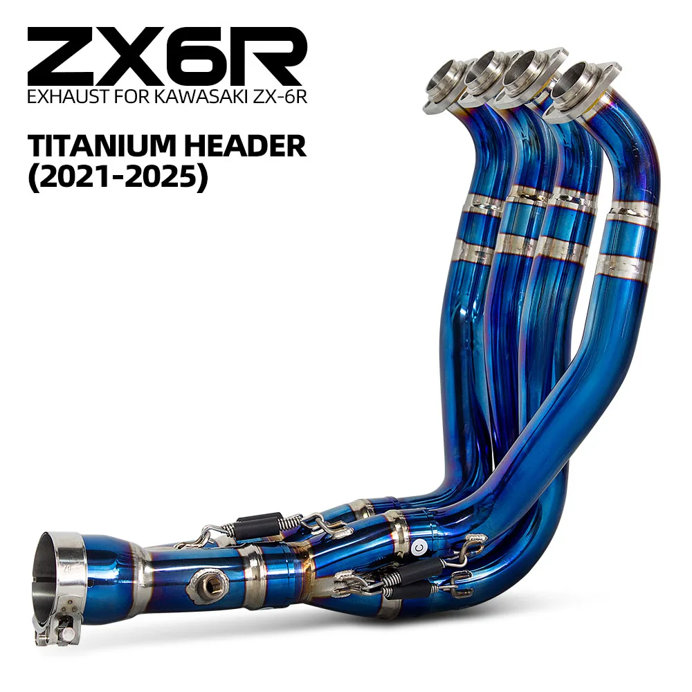 Tubo delantero modificado para escape de Kawasaki ZX6R ZX-6R
