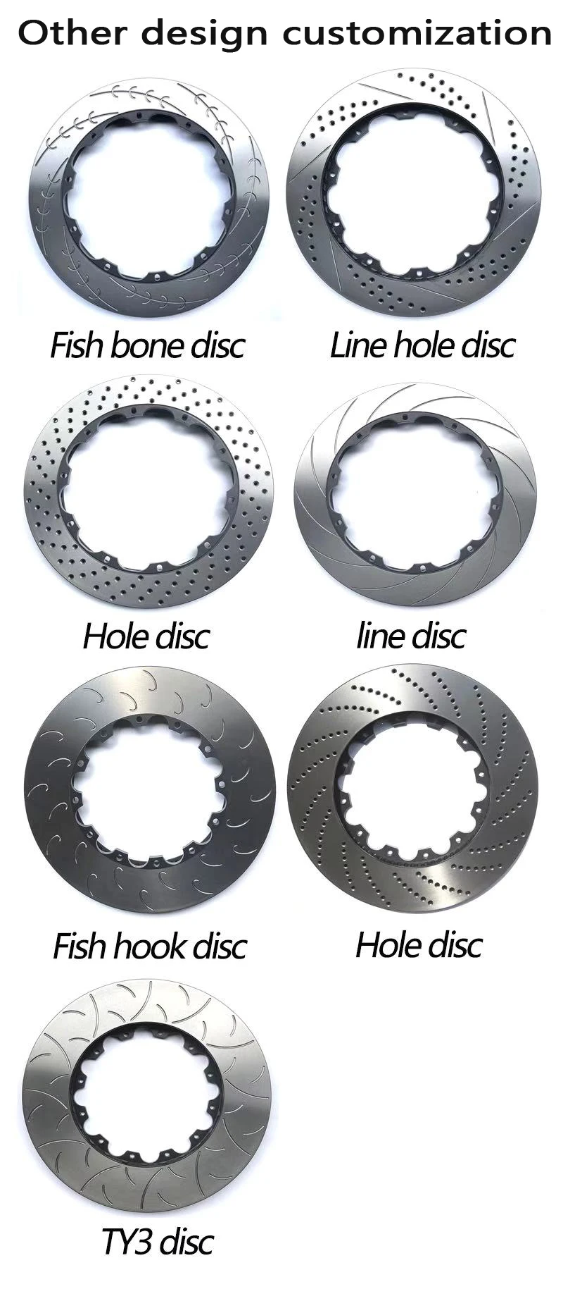 Estilos de discos de freno