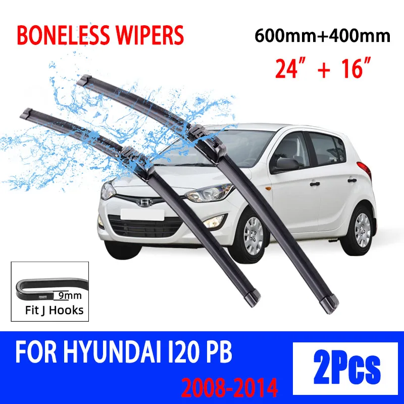 Kit escobillas limpiaparabrisas Hyundai i20 PB 2008-2014 (24/16")