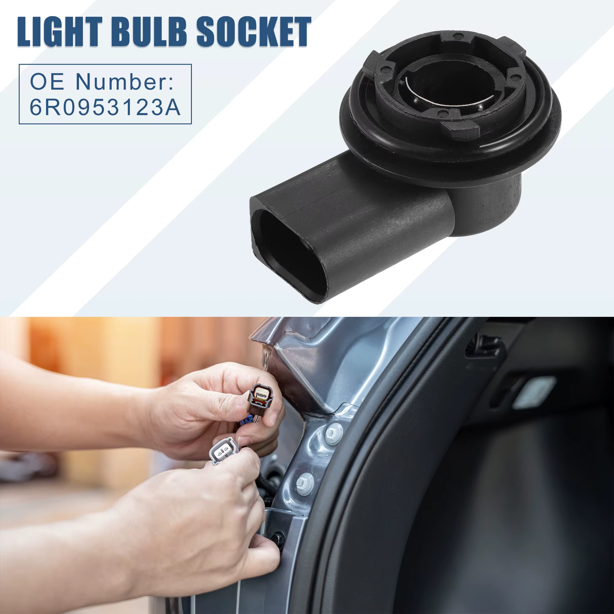 Portalámparas bombilla UXCELL 6R0953123A – VW Passat Skoda Roomster