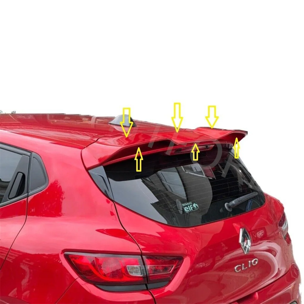 Alerón techo fibra carbono Renault Clio MK4 2013-2018 estilo V - imagen 3