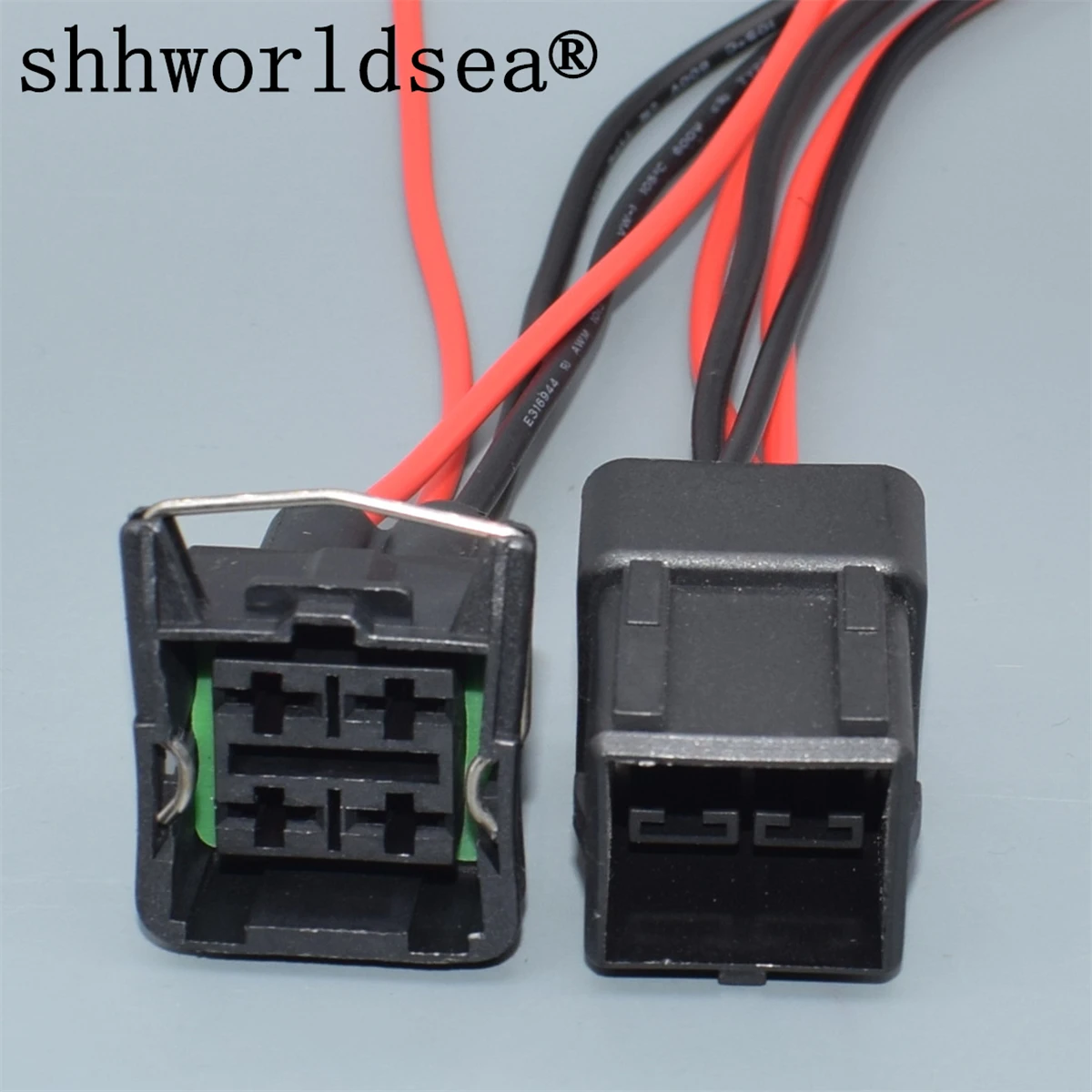 Shhworldsea 357941165, conector eléctrico macho-hembra de 4 vías - imagen 2