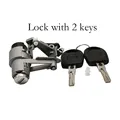 Lock with 2 keys