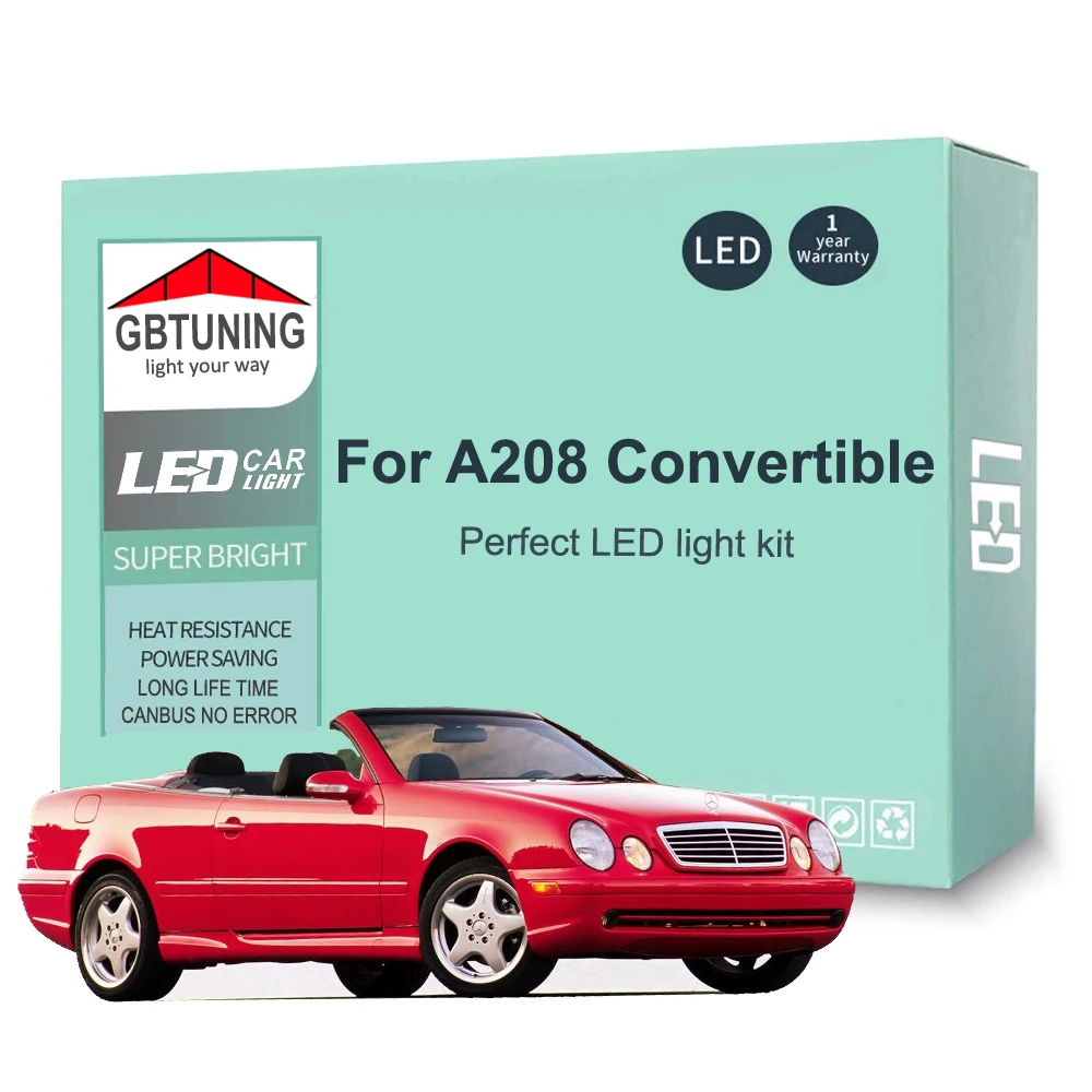 Luz LED interior CANbus Mercedes CLK A208 convertible 1998-2002