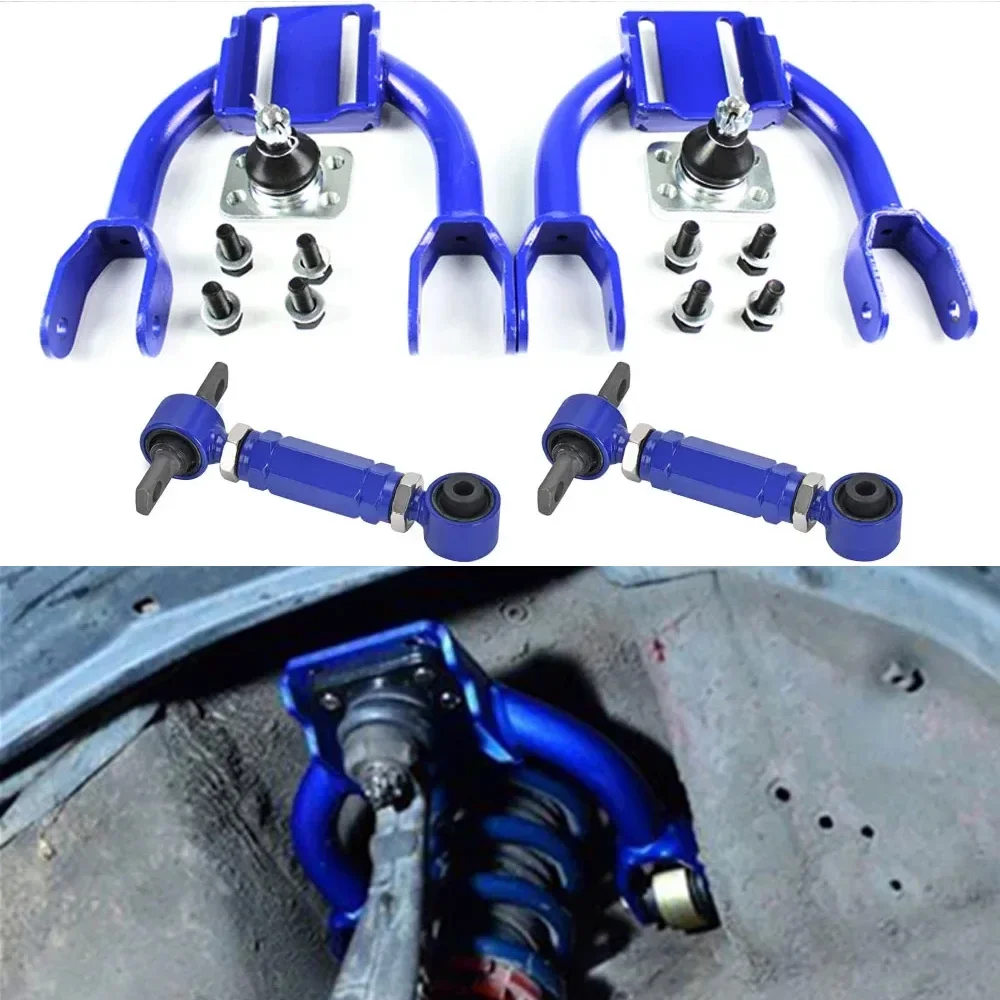 Brazo oscilante de suspensión de coche para Honda Civic EG 92-95, Kit de Camber superior delantero, brazo de Control ajustable trasero, pieza de automóvil