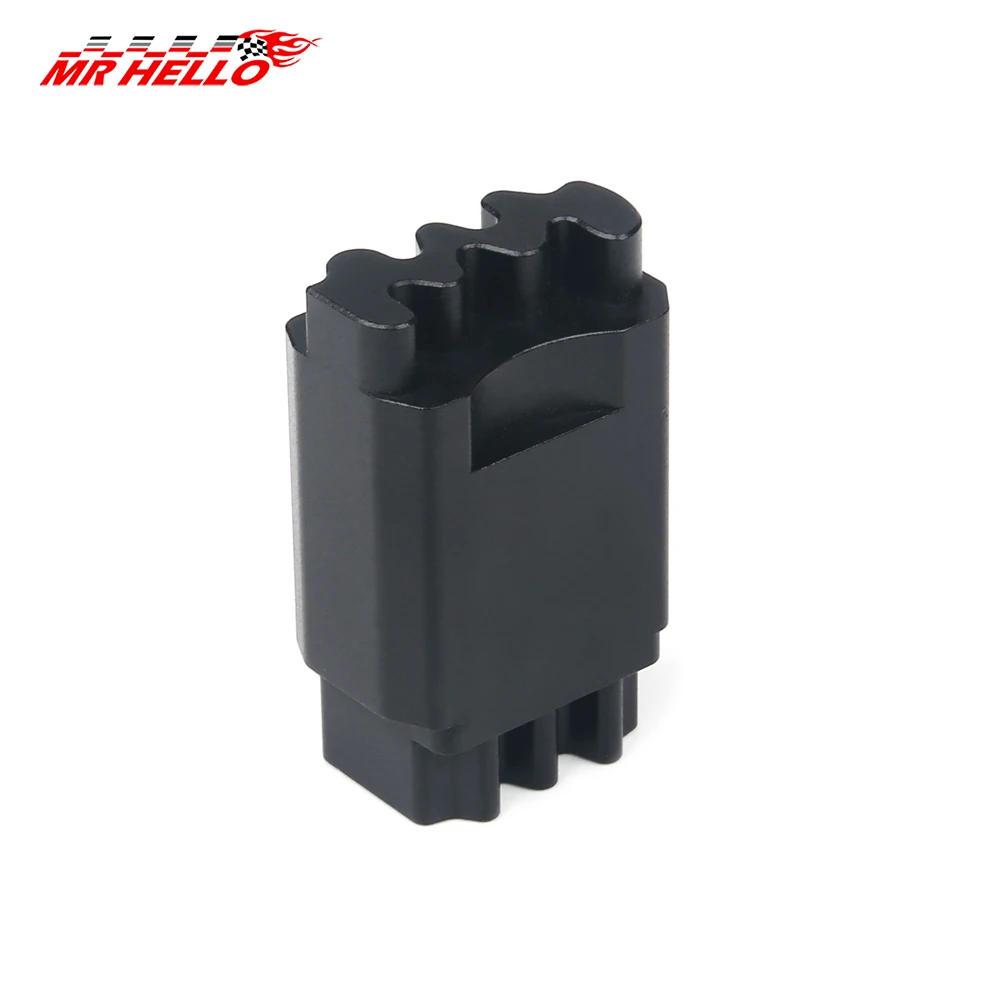 Herramienta de bloqueo doble leva piñón aluminio negro para motor - imagen 3