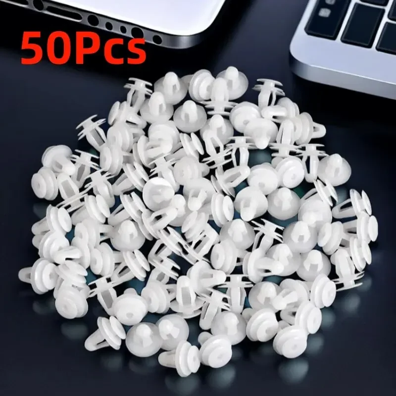 Clips de sujeción coche 9mm universales para parachoques y puertas