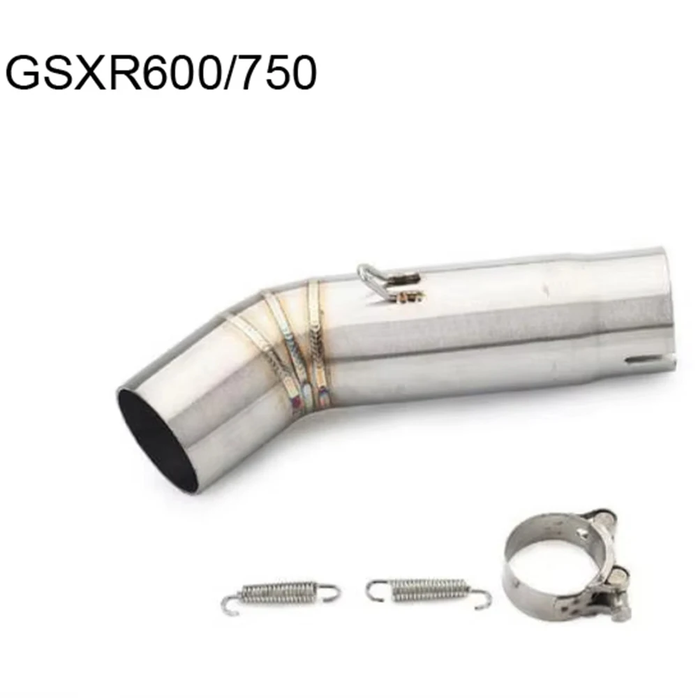 Silenciador slip-on 51mm y tubo enlace escape GSXR 600 750 K6-K15 - imagen 4
