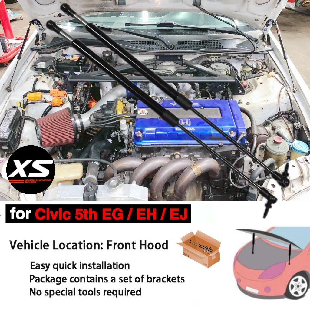 Amortiguadores de capó Honda Civic Mk5 (EG/EH/EJ) 1991-1995