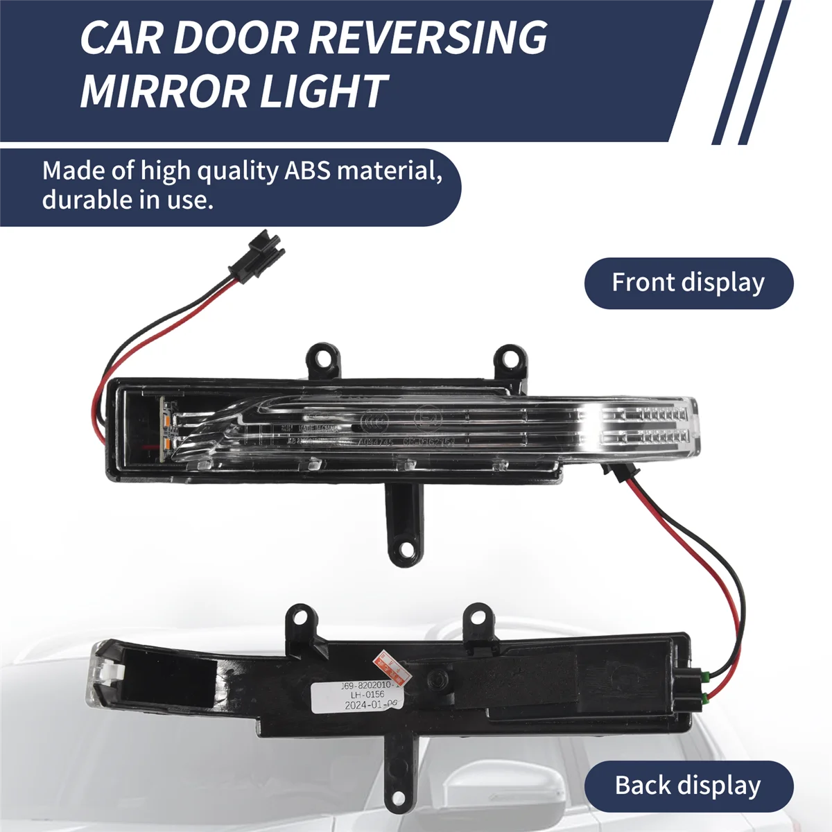 Luz de giro LED para espejo retrovisor izquierdo del coche - imagen 5