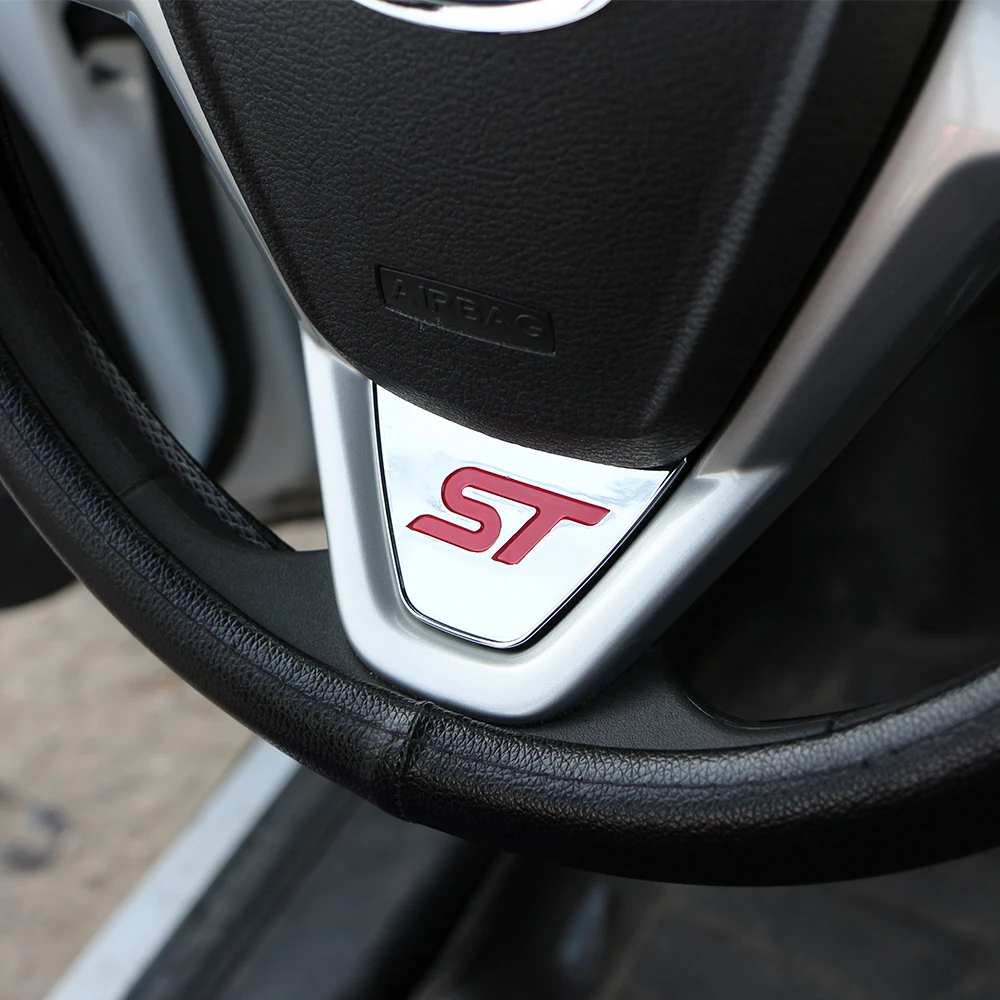 Pegatinas ST cromadas volante Ford Fiesta Ecosport 2009-2017 - imagen 4