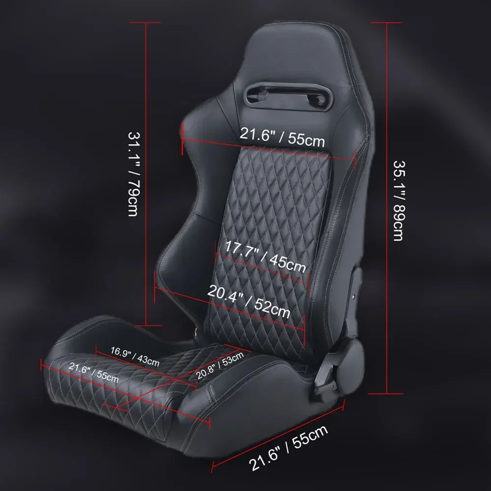 Medidas del asiento de carreras