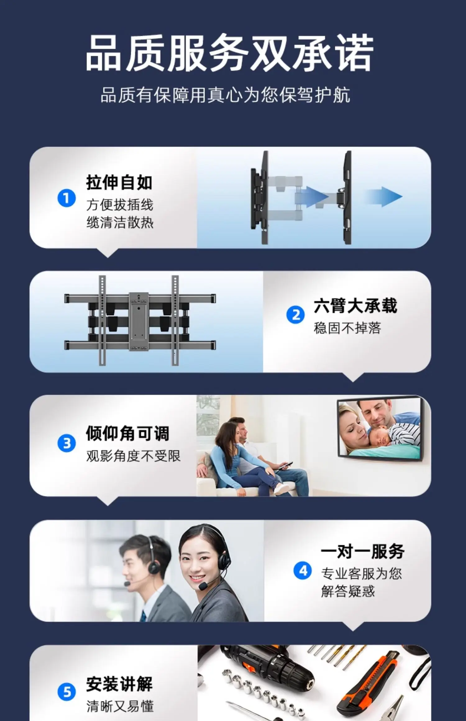 Televisión orientada para ver manuales o trabajar