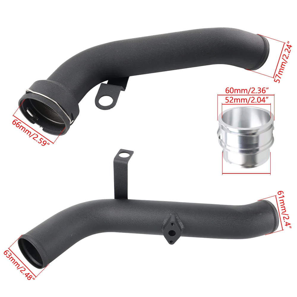 Kit turbo con tubo de descarga para VW GTI, Jetta Tiguan y Audi TT MK2 - imagen 2