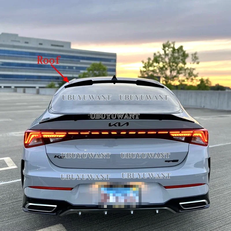 Alerón de techo ABS negro brillante para KIA K5 Optima 2020-2021 - imagen 5