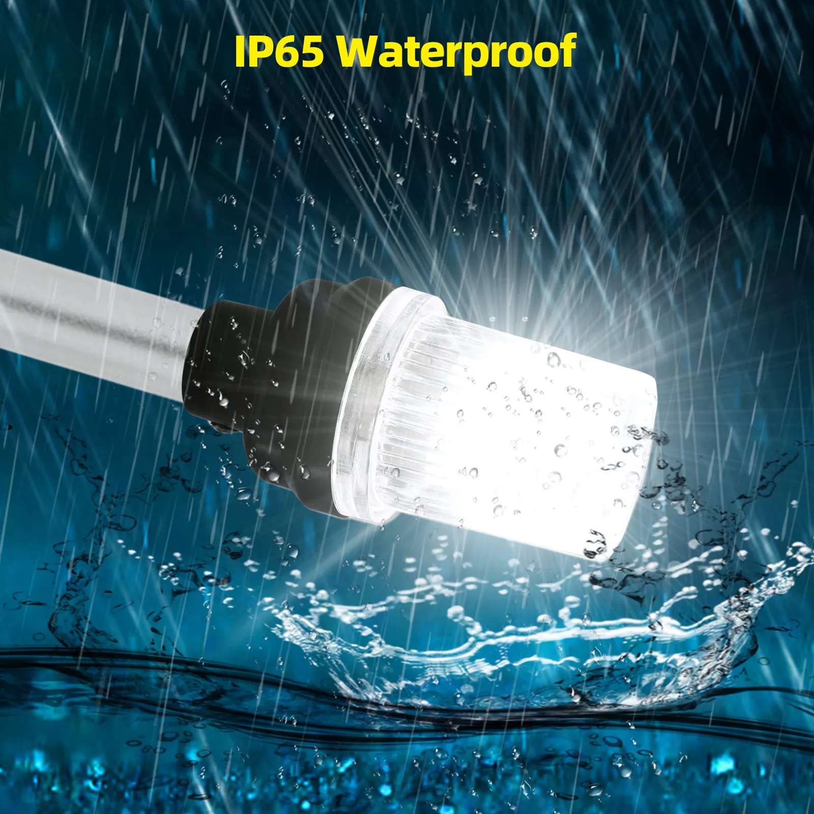 6/8/9//10/12/22 pulgadas ﻿   Luz de navegación impermeable, luz LED para barco, no plegada/doblada, luz de ancla, lámpara de señal de vela - imagen 4