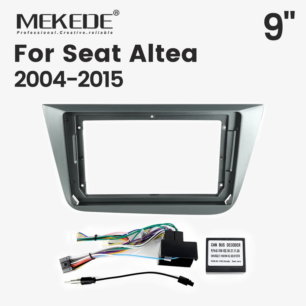 Kit marco radio multimedia para Seat Altea con Canbus y bisel