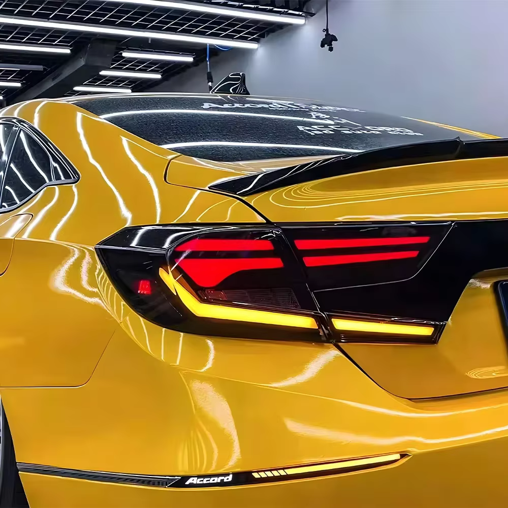 Luces traseras para coche Honda Accord 2018-2021, conjunto de luces traseras LED para coche, actualización de estilo Benz, accesorios de señal de giro dinámica - imagen 3