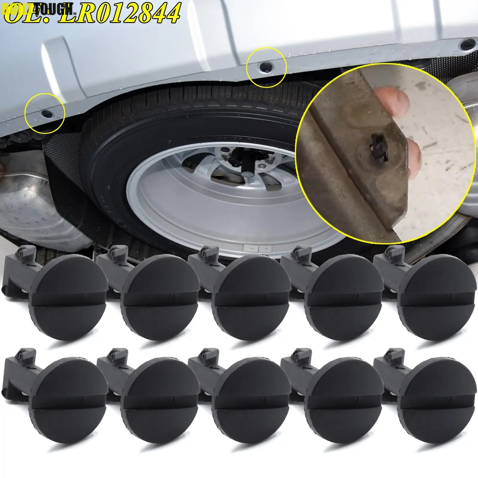 LR012844 Tapa del gancho de remolque Land Rover Discovery 4 y Velar