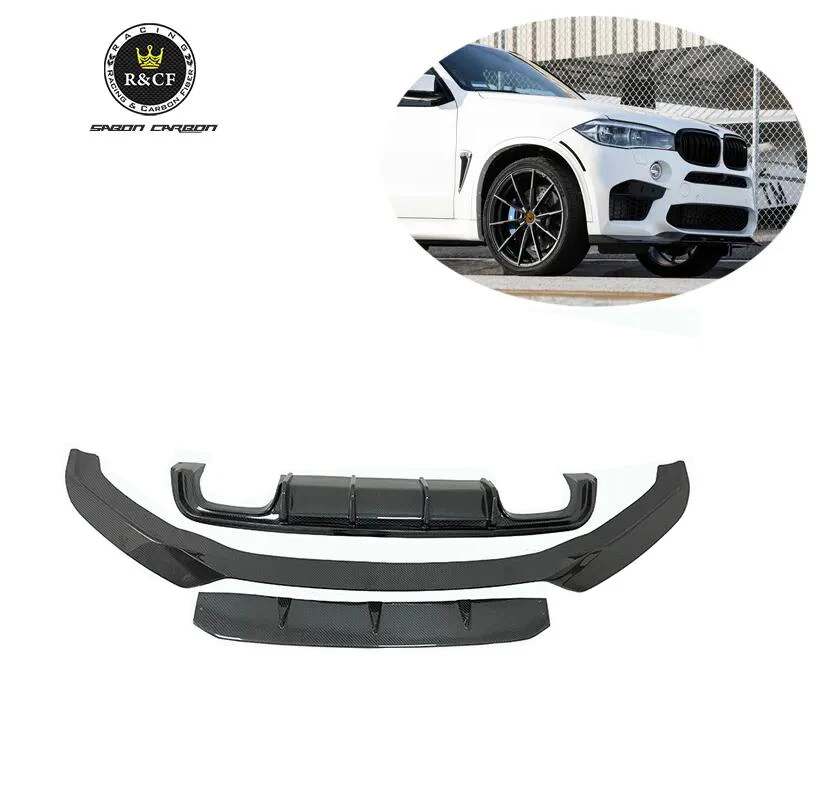 Kit de carrocería BMW X5M F85, paragolpes delantero carbono estilo Vor