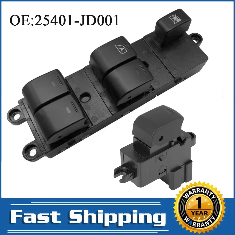 Interruptor elevalunas eléctrico 25401EB30B – Nissan Qashqai J10
