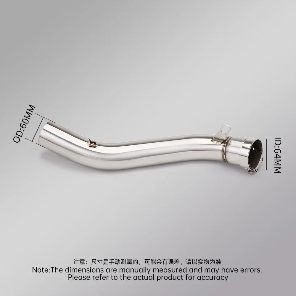 Tubo de enlace medio escape 60mm Honda CB650R CBR650R 2014-2025 - imagen 5