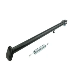 Soporte lateral motocross con tornillo de resorte marco negro
