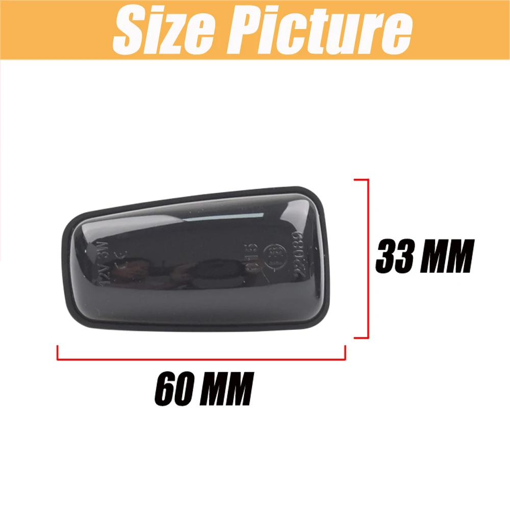 Intermitente lateral LED dinámico Peugeot 306/106/406 y Citroën Saxo - imagen 2
