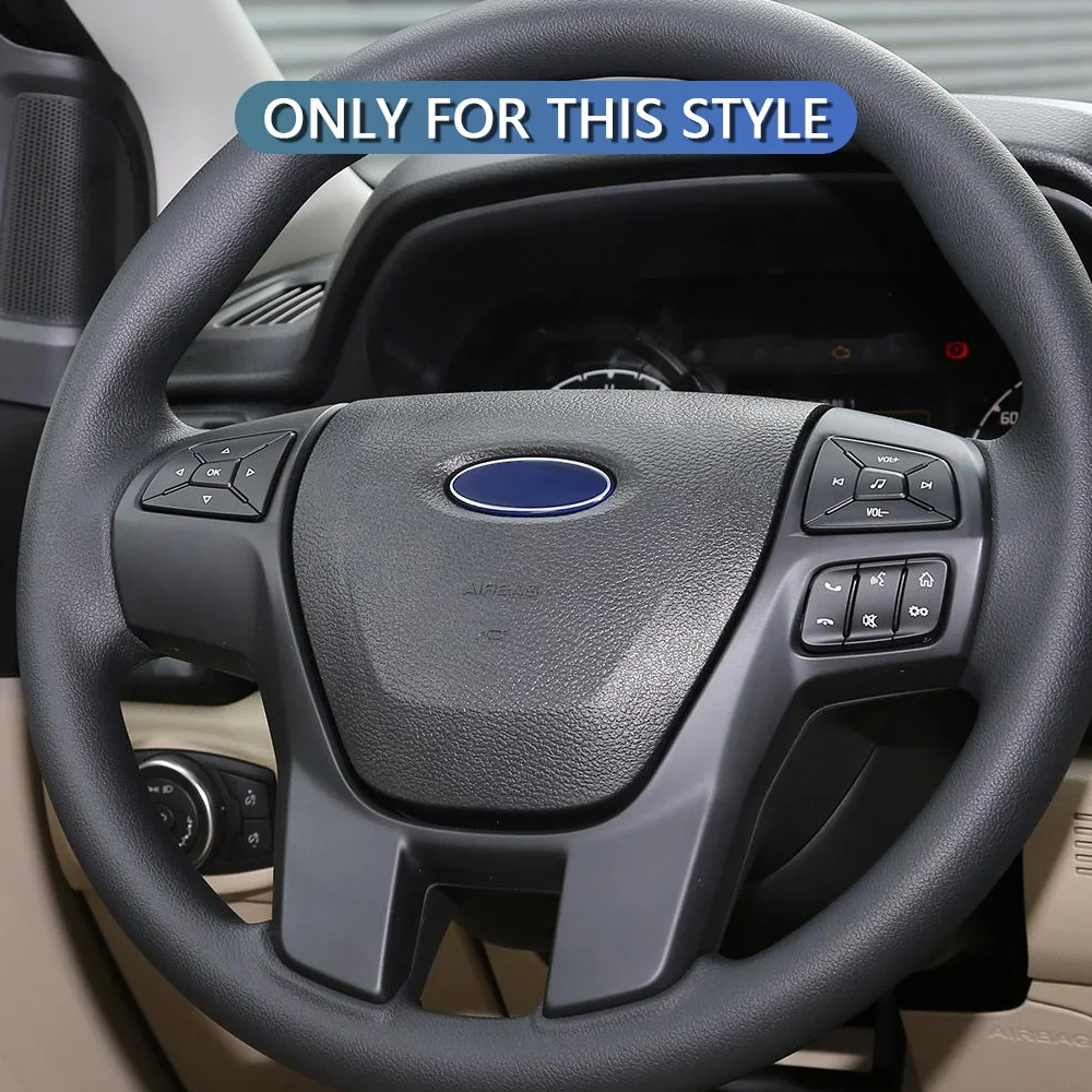 Tapa embellecedor de volante Ford Ranger 2015-2021 ABS - imagen 2